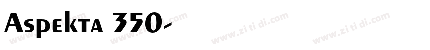 Aspekta 350字体转换